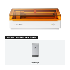 Xtool Laser Printer - M2 20W Color Print & Cut Bundle